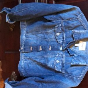 Jessica Simpson Cropped Jean Jacket